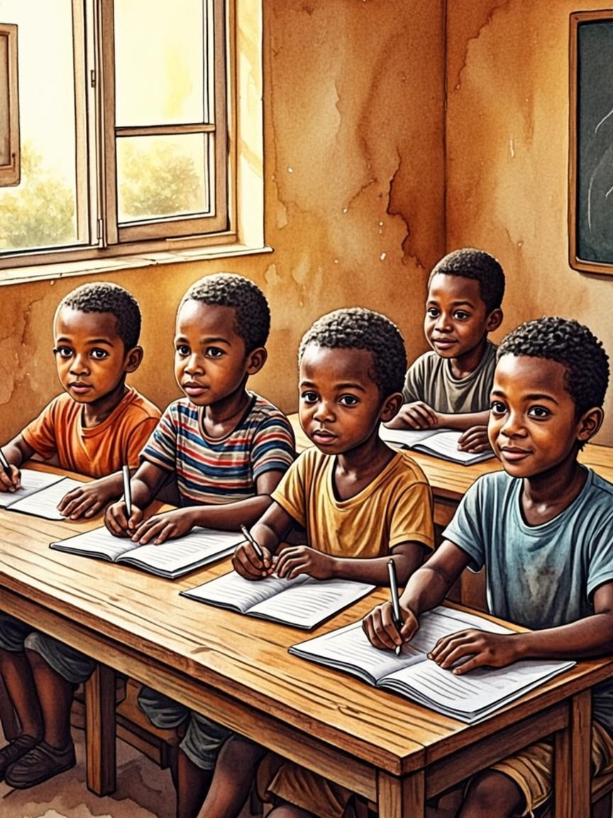 Children learning in classroom